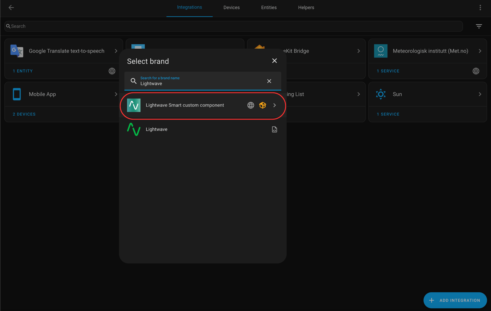 How to Set Up Lightwave with Home Assistant?