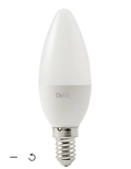 A light bulb with a white base

Description automatically generated
